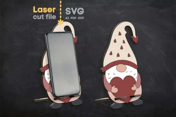 Soporte De Telefono Gnome Creativo Digital